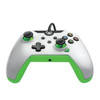 PDP 049-012-WG Wired Controller: Neon White 049-012-WG