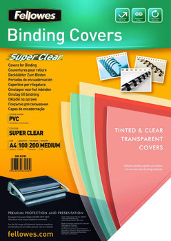 Fellowes 5376102 Binding Cover A4 Pvc 5376102