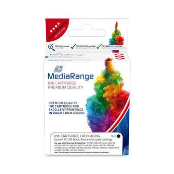 MediaRange MRCP512BK Ink Cartridge 1 PcS MRCP512BK