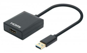 Manhattan 153690 Usb-A To Hdmi Cable. 153690