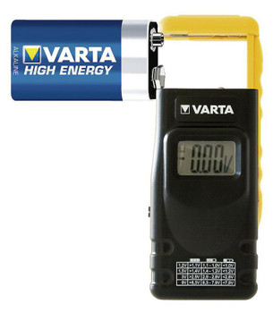 Varta 891101401 Battery Tester Black. Yellow 891101401
