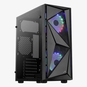 AeroCool ACCM-PV28113.11 Mecha-G-Bk-V2 Midi Tower Black ACCM-PV28113.11