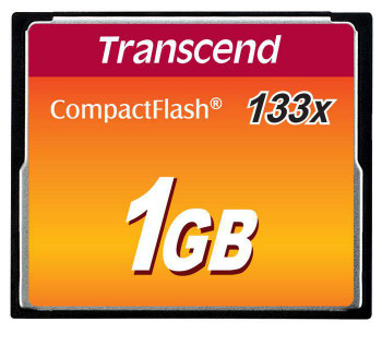 Transcend TS1GCF133 1GB CF CARD X120 SPEED TS1GCF133