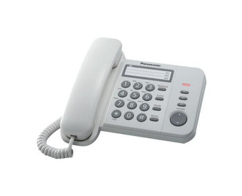 Panasonic KX-TS520FXW Kx-Ts520 Dect Telephone White KX-TS520FXW