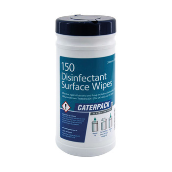 Caterpack Disinfectant Surface Wipes 150 Sheets RY30006 RY05405