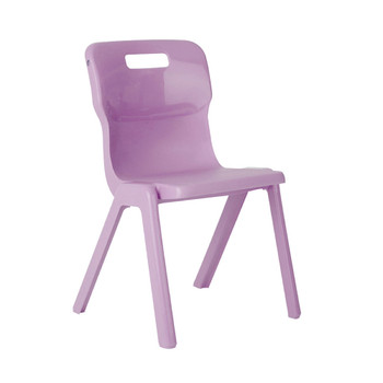 Titan One Piece Chair 350mm Purple Pack of 10 KF78555 KF78555