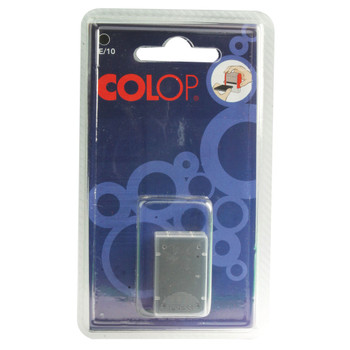COLOP E/10 Replacement Ink Pad Black Pack of 2 E10BK EM30489
