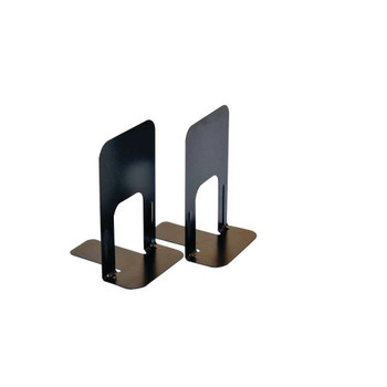 2 x Large Deluxe Bookends Black Made from heavy gauge steel with reinforced BLO06914