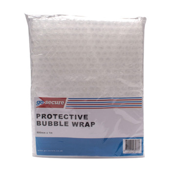 GoSecure Bubble Wrap Sheets 600mmx1m Clear Pack of 6 PB02290 PB02290