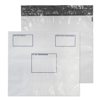 Blake Purely Packaging Polypost Polythene Wallet Envelope With Address Panel 430 PE84/W/100