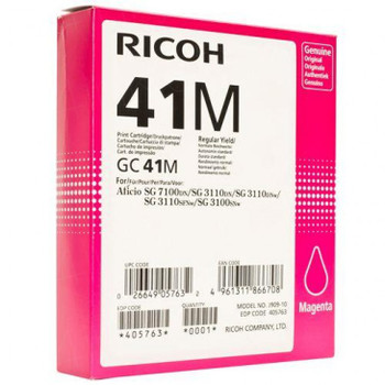 Ricoh Gc41m Magenta Standard Capacity Gel Ink Cartridge 2.2K Pages - 405763 405763