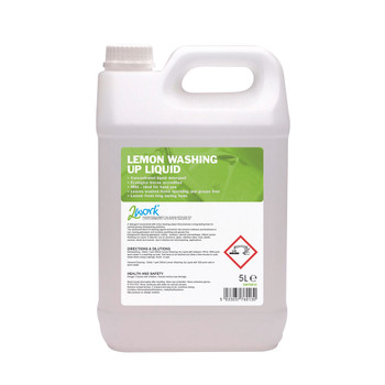 2Work Washing Up Liquid Lemon 5 Litre 401 2W76013