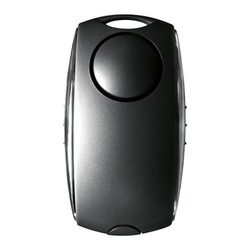 Securikey Personal Alarm Black /Silver Activate by pushing the sides 120dB SEC16070