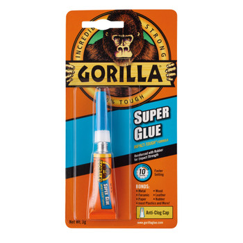 Gorilla Super Glue Waterproof 3g Tube 4044301 GG00127