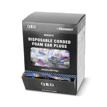 QED Corded Ear Plug Pack of 200 QED301C BSW32213