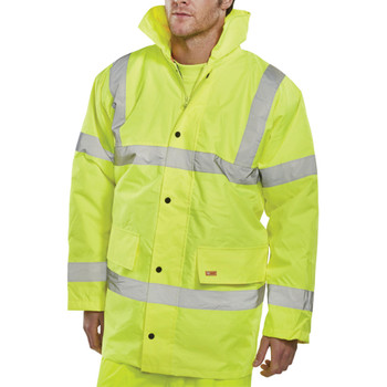 Constructor Jacket Saturn Yellow Large Class 3 visibility and class 3 water BRG10002