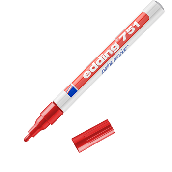 edding 751 Paint marker Red Box of 10 EDD751002