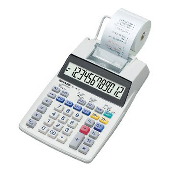 Sharp Printing Calculator 12 Digit LCD Display EL1750V SH90054