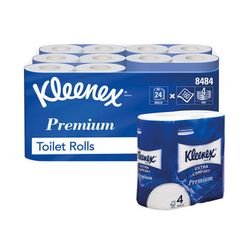 Kleenex 4-Ply Premium Toilet Roll Pack of 24 8484 KC04879