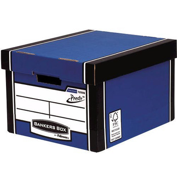 Fellowes Premium Classic Archive Box Blue Pack 5 7250617 7250617