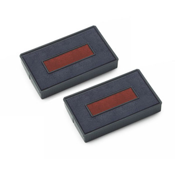 Colop E/200/2 Replacement Stamp Pad Fits S260/S260/L/S260/Rl/S226/P Blue/Red Pac 107113