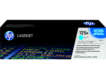 Hp 125A Cyan Standard Capacity Toner 1.4K Pages for Hp Color Laserjet Cm1312/Cp1 CB541A