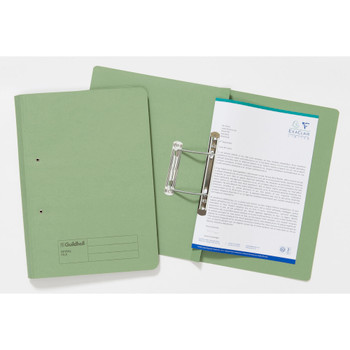 Guildhall Spring Transfer File Manilla Foolscap 285Gsm Green Pack 25 346-GRNZ