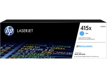 Hp 415X Cyan High Yield Toner 6K Pages for Hp Color Laserjet M454 Series And Hp W2031X