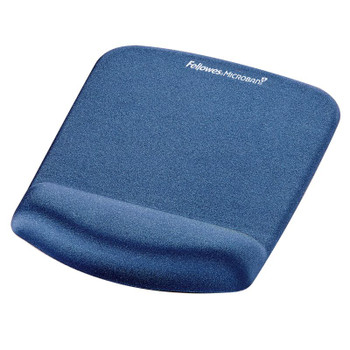 Fellowes Plushtouch Mouse Pad Wrist Rest Blue 9287302 9287302