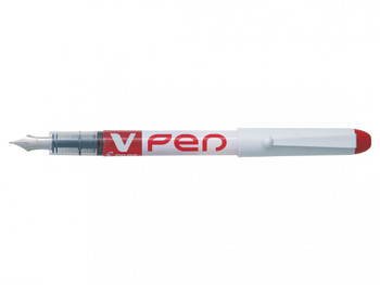 Pilot V-Pen Erasable Disposable Fountain Pen Red Pack 12 631101202