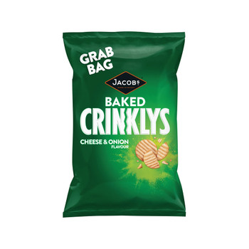 Jacobs Crinklys Cheese and Onion Grab Bag Pack of 30 27812 UN18109