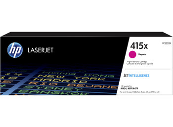 Hp 415X Magenta High Yield Toner 6K Pages for Hp Color Laserjet M454 Series And W2033X