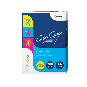Color Copy A4 Paper 200gsm White Pack of 250 CCW0325 LG40428