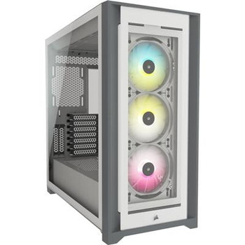 Corsair Icue 5000X Rgb Mid Tower Case White CC-9011213-WW