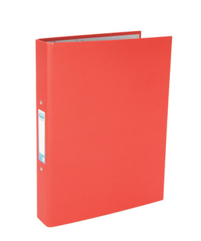 Elba Ring Binder A4+ 25Mm Capacity 30Mm Spine Paper On Board 2 O-Ring Red Pack 1 400033497