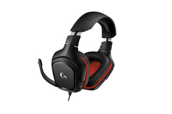 Logitech G332 3.5Mm Black Red Gaming Headset 981-000757