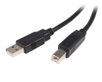 StarTech.com 0.5m USB 2.0 A/USB 2.0 B M/M USB cable USB A USB B Black USB2HAB50CM