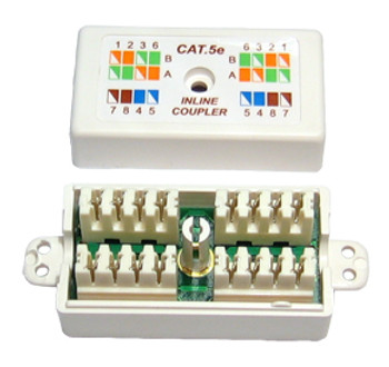 CMS Cables Cat5e Punchdown / Krone Coupler White BT-855