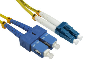 5m OS2 Fibre Optic Cable LC - SC Single Mode FB2S-LCSC-050YD