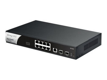 Draytek VigorSwitch G2100 Managed L2+ Gigabit Ethernet 10/100/1000 1U Black VSG2100-K