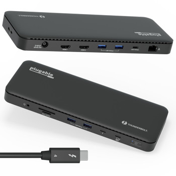 Plugable TB 4 USB4 Dual HDMI Dock TBT4-UD5-UK