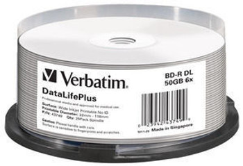 Verbatim DataLifePlus BD-R 50 GB 25 pcs 43749