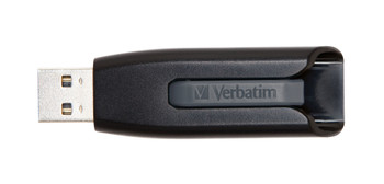 Verbatim V3 USB flash drive USB Type-A 3.2 Gen 1 3.1 Gen 1 Black Grey 49174