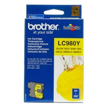 Brother Yellow Ink Cartridge 6Ml - LC980Y LC980Y