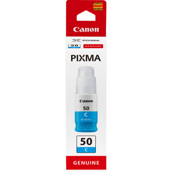 Canon Gi50-C Cyan Standard Capacity Ink Bottle 70 Ml - 3403C001 3403C001