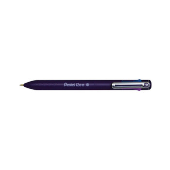 Pentel Izee 4 Colour Ballpoint Pen Assorted Pack of 12 BXC470-DV-ACDV PE06311