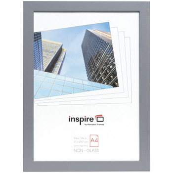 Zurich 2Cm Wide Mdf Paperwrap Certificate Frame A4 Light Grey - ZURA4GRY ZURA4GRY