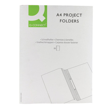 Q-Connect Project Folder A4 Blue Pack of 25 KF01454 KF01454