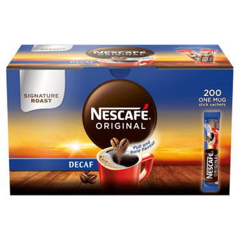 Nescafe Original Decaffeinated Instant Coffee Sticks 1.8G Pack 200 12349814