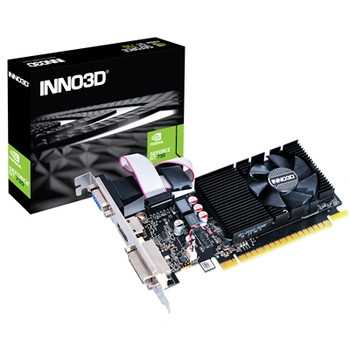 Inno3d Nvidia Geforce Gt730 2Gb Ddr3 Low Profile Single Fan Graphics Card N730-1SDV-E3BX